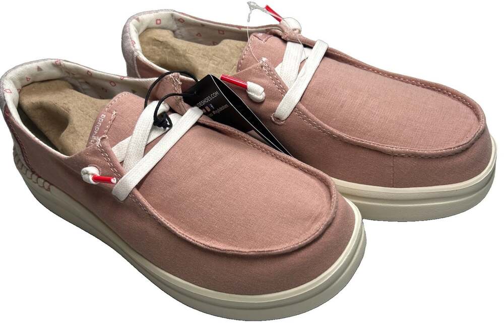Hey Dude Wendy Rise Chambray Rose Women US 6M EU 37 UK 4 121945031